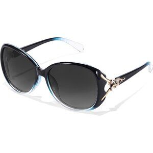 Women's Trendy Shades Eyes Protection Frame Polarized Sunglasses Oversized